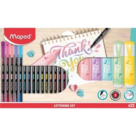 Maped Kit de calligraphie, 22 pices