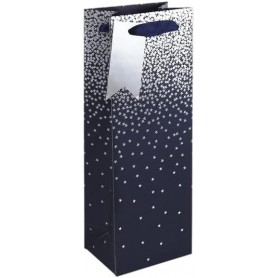 Clairefontaine Sac cadeau pour bouteille \"Pluie d\'toile\"