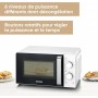 SEVERIN Micro-ondes MW 7885, 700 Watt, blanc/noir