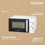 SEVERIN Micro-ondes MW 7885, 700 Watt, blanc/noir
