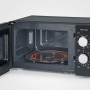 SEVERIN Micro-ondes MW 7781, fonction grill, noir/argent