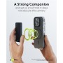 Power Bank Magnétique sans Fil 5.000 mAhadhère magnétiquement au dos du mobile, idéal pour charger et téléphoner en même temps