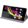 Etui folio noir pour Wiko Highway Star 4G