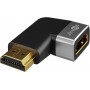 Adaptateur HDMI™ Coudé 270° Horizontal, 8K @ 60 Hz, Plaqué OrPrise femelle standard HDMI™ (type A) Connecteur standard HDMI™ (type A) 270°
