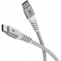 Câble Textile USB-C™ Super-Doux avec Connecteurs Métalliques, 1 m, blanccâble de connexion élégant et extra-robuste pour les appareils dotés d\'un connecteur USB-C™