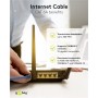 CAT 6A Câble Patch, S/FTP (PiMF), 5 m, bleu, Lot de 10conducteur en cuivre (CU), gaine de câble sans halogène (LSZH)