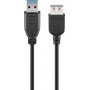Câble de Rallonge USB 3.0, m, noirfiche USB 3.0 (type A) prise USB 3.0 (type A)