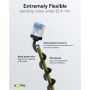 CAT 6A Câble Patch Ultra-Flexible, Slim, U/FTP, noirfiches extra-courtes, conducteur en cuivre pur (CU), LSZH, gaine TPE, AWG 32
