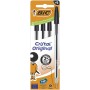 BIC Stylo bille Cristal Original, bote carton de 4, bleu