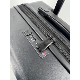 JSA Trolley de voyage, en ABS recycl 50%, taille S, noir