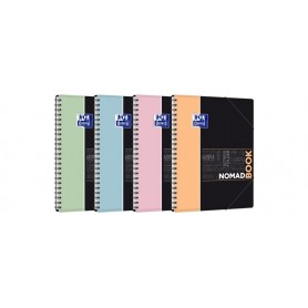 Oxford Etudiants Cahier NOMADBOOK Pastel, A4+, quadrill