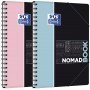Oxford Etudiants Cahier spirale NOMADBOOK Pastel, B5