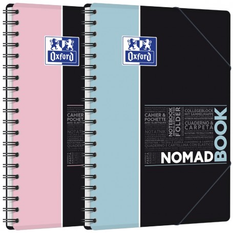 Oxford Etudiants Cahier spirale NOMADBOOK Pastel, B5