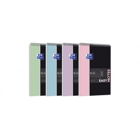 Oxford Etudiants Bloc-notes spirale EASYNOTES Pastel, A4+