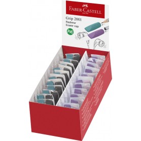 FABER-CASTELL Gomme GRIP ERASER CAP, en prsentoir