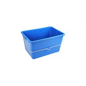 Peggy Perfect Seau avec anse en acier, 12 litres, bleu