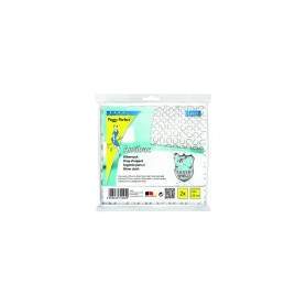 Peggy Perfect Chiffon d\'argent \"Antibac\", pack de 2