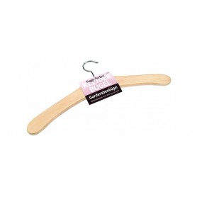 Peggy Perfect Cintre en bois sans barre, laqu naturel