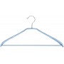 Peggy Perfect Cintre en mtal avec barre, caoutchout, gris