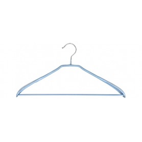 Peggy Perfect Cintre en mtal avec barre, caoutchout, gris