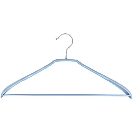 Peggy Perfect Cintre en mtal avec barre, caoutchout, gris