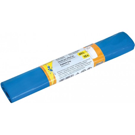 Peggy Perfect Sac poubelle LDPE, 120 litres, bleu opaque