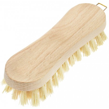 Peggy Perfect Brosse rcurer, bois naturel, forme de 8