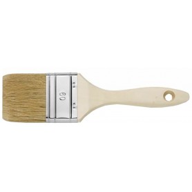 WESTEX Pinceau plat, soie naturelle claire, paisseur 9