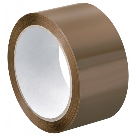 WESTEX Ruban adhsif d\'emballage, 48 mm x 66 m, PP, marron