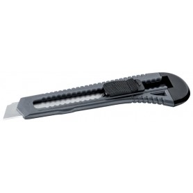 WESTEX Cutter, plastique, lame: 18 mm, gris