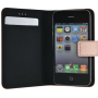Etui folio universel rose métal taille XS