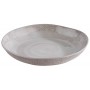APS Assiette creuse FOOTMARK, diamtre: 240 mm, blanc/gris
