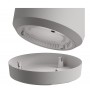 tera Pot de fleurs \"Orione\", diamtre: 190 mm, ash