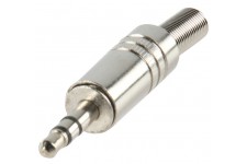 Valueline 3.5 mm metal stereo jack plug