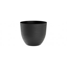 tera Pot de fleurs \"Over\", diamtre: 280 mm, black