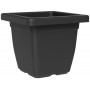 tera Pot de fleurs \"Nazca\", largeur: 200 mm, anthracite