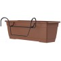 tera Kit de jardinire \"Birka\", support inclus, anthracite