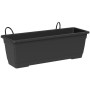 tera Kit de jardinire \"Birka\", support inclus, anthracite