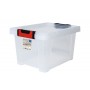 EDA Bote de rangement CLiPSTOCK, 45 litres, PP, transparent