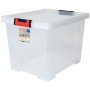 EDA Bote de rangement CLiPSTOCK, 45 litres, PP, transparent