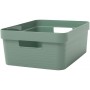 EDA Bote de rangement STONE, 12 litres, PP, vert laurier
