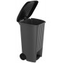 EDA Poubelle, 100 litres, plastique, anthracite