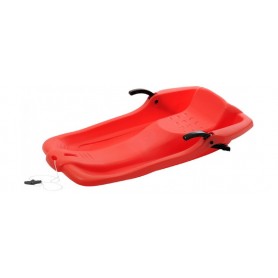 EDA Luge, plastique, 1 personne, rouge