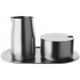 alfi Service lait & sucre, en inox, mat, 4 pices