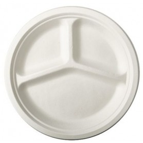 PAPSTAR Assiette an canne sucre \"pure\", rond, 260 mm