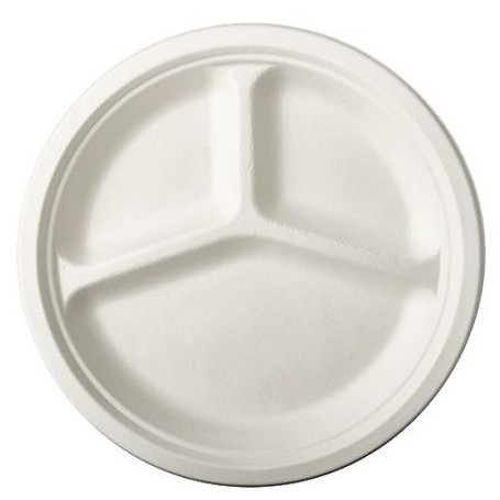 PAPSTAR Assiette an canne sucre \"pure\", rond, 260 mm