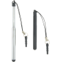 Pack de 2 stylets rétractables universels : un noir et un aluminium