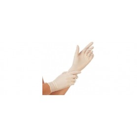HYGOSTAR Gant en latex Sense, L, naturel, sans poudre