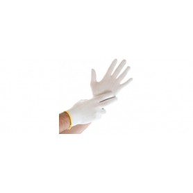 HYGOSTAR Gant de travail Ultra Flex, en nylon, M, blanc