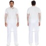HYGONORM Blouse visiteur Light avec boutons pression, blanc,
